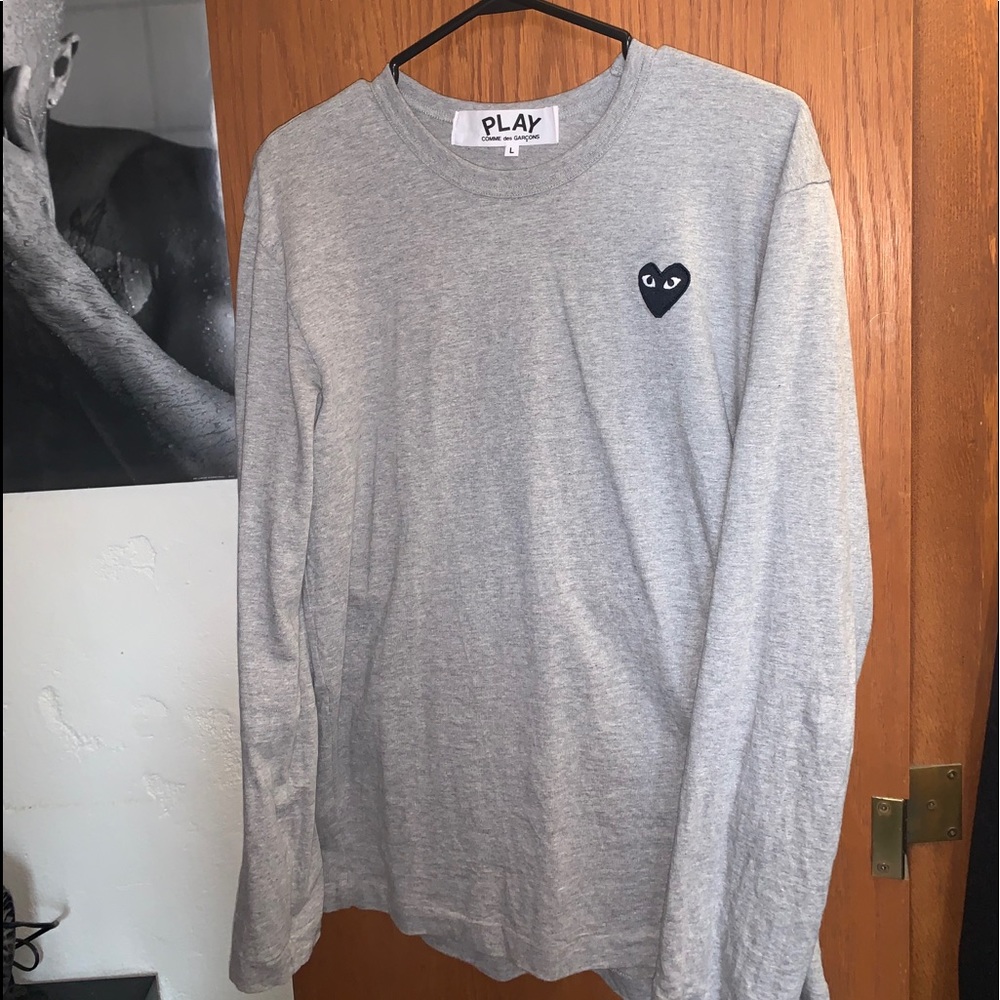 Commes Des Garçons PLAY long sleeve tee